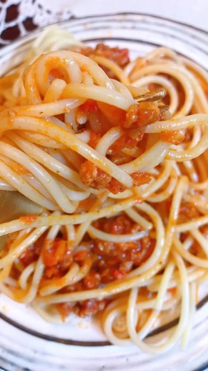 The practice measure of side of meaning of tomato meat sauce 9