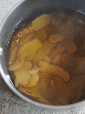 The practice measure of ginger noodles in soup 6