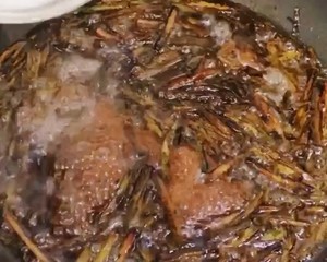 The practice measure of the most delicious green oily noodles served with soy sauce 8