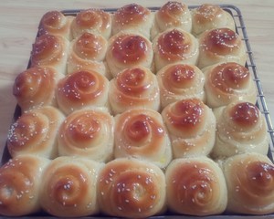 The practice measure of bun of clear background honey 6