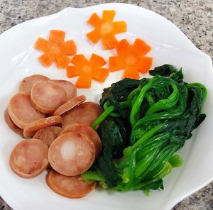 The practice measure of spinach egg face 8