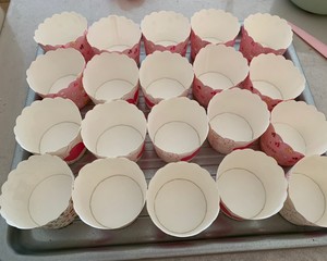 The practice measure of paper cup cake 15