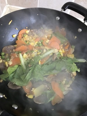The practice measure of chow mien of simple and delicate assorted 6