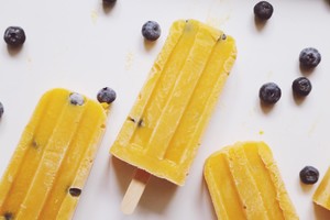 The practice measure of 100% mango ice-lolly 8