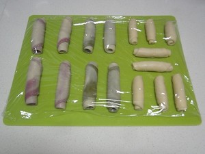 Violet potato of yoke crisp ~ , wipe perfect conjugal bliss of ~ of tea, raw ingredient, the practice move that makes ~ of crisp method of 6 kinds of yoke is added inside happy mid-autumn ~ 23