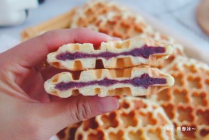 The practice measure of cake of violet potato Hua Fu 14