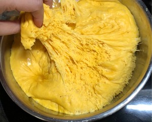 The practice measure of pumpkin rose steamed bread 9