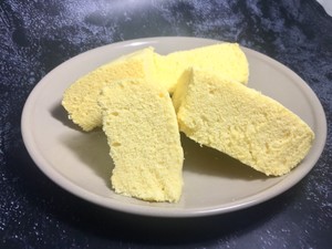 Evaporate cake (2 eggs) practice measure 5
