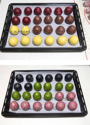 Violet potato of yoke crisp ~ , wipe perfect conjugal bliss of ~ of tea, raw ingredient, the practice move that makes ~ of crisp method of 6 kinds of yoke is added inside happy mid-autumn ~ 50