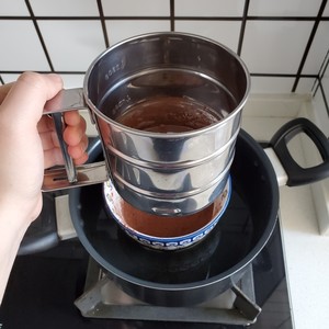 The practice measure of Mu Si of 6 inches of chocolate 2
