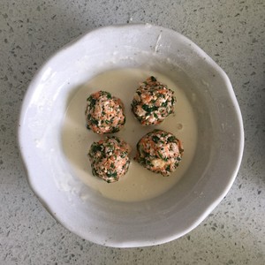 Ball of shepherd's purse bean curd / the practice measure of cake 3