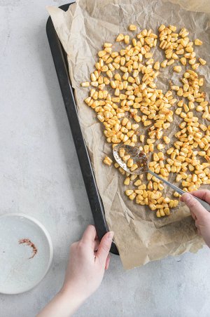 ｜ of film good spouse is sweet the practice measure of bead of corn of hot garlic flavour 4