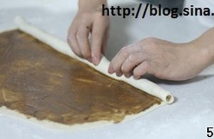 The practice measure of sesame paste sesame seed cake 5