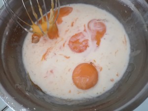 The practice measure of cake of dried meat floss of salty yoke of ancient early taste 13