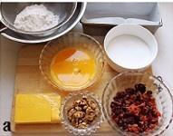 The practice measure of cake of dried fruit pound 1