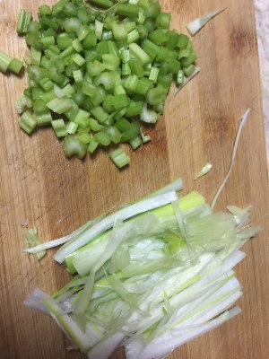 The practice measure of chow mien of fat cattle ham 2