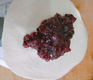 The soft glutinous black rice of bear in mind constantly (violet polished glutinous rice) cake of steamed stuffed bun of stuffing candy triangle, steamed bread, leaven dough (ferment) practice measure 19