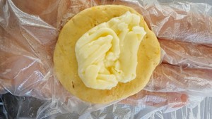 The grandma sweet yam that super softness pulls silk again the practice measure of cake of Zhi person polished glutinous rice 5