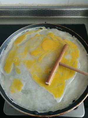 The practice measure of breakfast egg cake 3