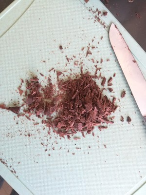 The practice measure of the chocolate Mu Si that plans an operation simply 1