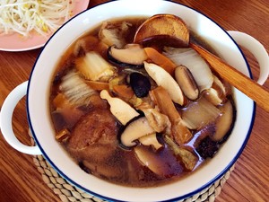 Chinese cabbage beans works the side that make stew in soy sauce (add detailed measure to pursue) practice measure 14