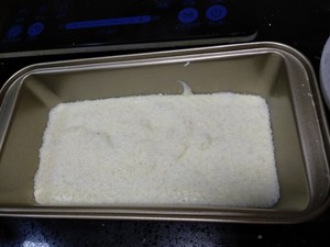 Butter of shredded coconut stuffing is small practice measure 8