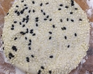 ローストのトウガラシと塩で作られた調味料のゴマケーキの練習対策 