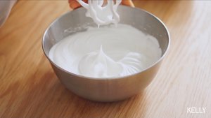 Not of disappear bubble rub card sponge cake / the reservation recipe that adjusts for many times / " sponge reachs his to derive " bake video cake piece the practice measure of 5 7