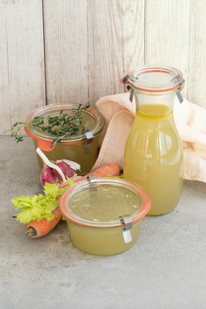 The practice measure of French vegetable soup-stock 8