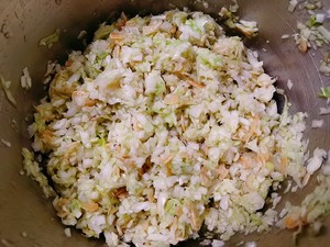 The practice measure of dumpling of Chinese cabbage dried small shrimps 7