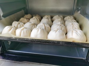 The baking steamed stuffed bun of delicious of simple and tough in season (wrap a constitution from the decoct that carry water) practice measure 8