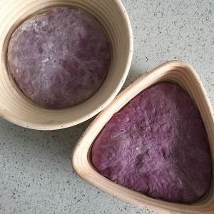Violet potato is sweet the practice measure of steamed bun stuffed with sweetened bean paste 3