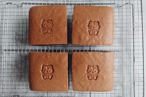 The practice measure of cake of cocoa of ancient early taste 8