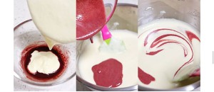 Marbled Chiffon Cake of Qi Feng of marble of Christmas red plush (hind egg law exceeds exquisite) practice measure 7
