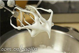 The practice measure of cake of light cheese of dough made with boiling water 10