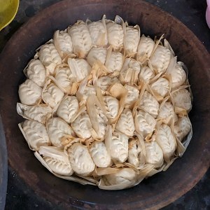 Shandong big steamed stuffed bun (record piece) practice measure 9
