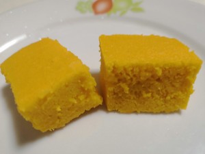 Pumpkin evaporate cake (need not oven edition) practice measure 4