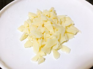 The practice measure of cake of egg of cheese of black sesame seed 2