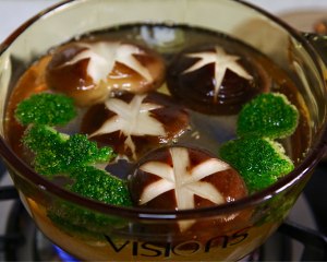 The practice measure of abalone rice boiled 4