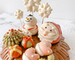 The practice measure of the Christmas steamed bread of bud overturn the heavens 2