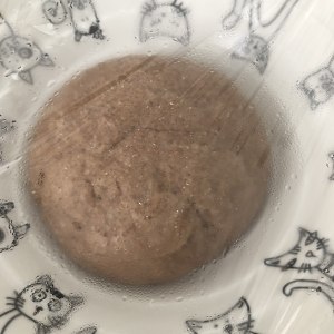 The practice move that the novice makes bread of pure black whole wheat 1