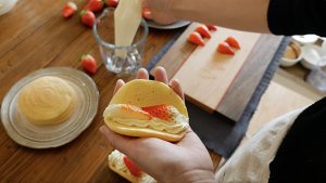 The practice measure that the strawberry cake of the sweetmeats inn Le Bread Lab with the most popular Korea coils 18