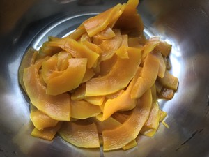 The practice measure of the pumpkin steamed bread that does not add water 2