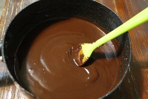 The practice measure of cake of loose dew chocolate 12