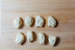 Milk biscuit coils the practice measure of cookbook of boreal vessel oven 8