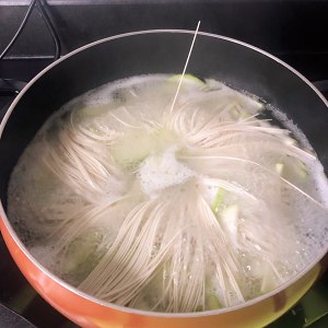 The little skill of the fine dried noodles that boil, do not stick not rawish practice measure 5