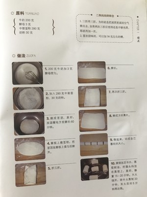 The practice measure that suckles practice of sweet steamed bread 11