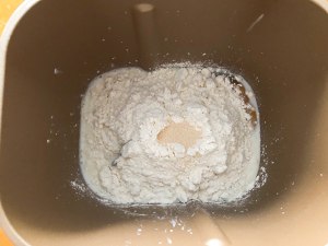 The practice measure of cake of violet potato Hua Fu 1