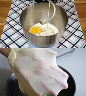Grandma sweet ox horn is wrapped, the practice measure of the biscuit of novice introduction class 1