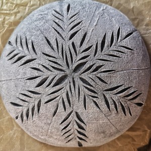 The practice measure that Europe includes snowflake of Christmas of tutorial of the video that cut a package 4